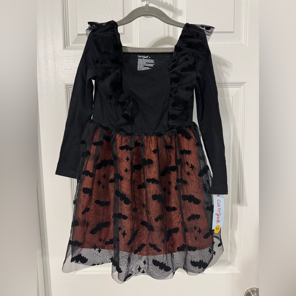 3t Toddler Dress Cat & Jack Black Bats